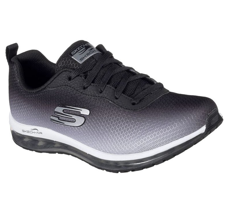 Skechers Skech-Air Element - Womens Sneakers Black/White [AU-SI8811]